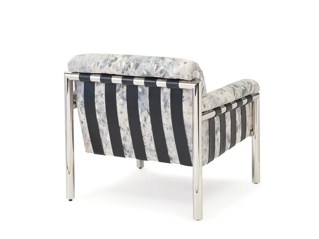 Lian Chrome Chair - Alternative View