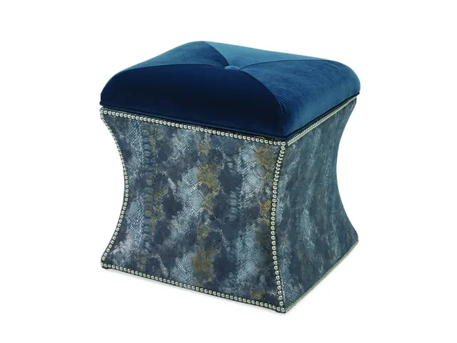 Leda Mitered Storage Ottoman