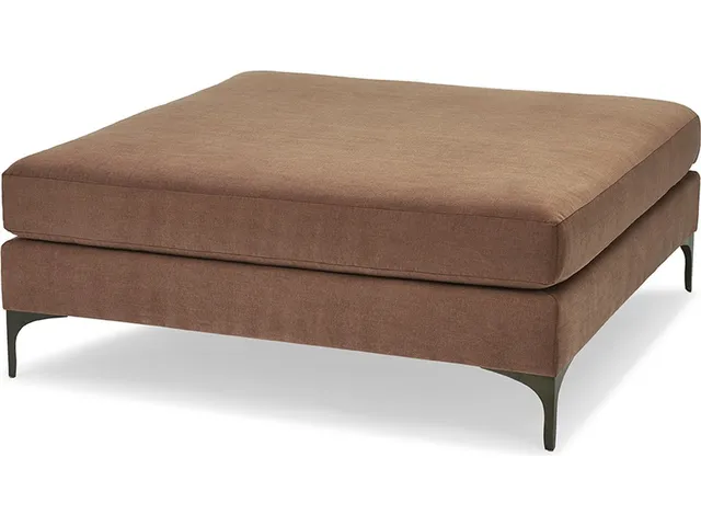 Lauren Bronze Square Ottoman