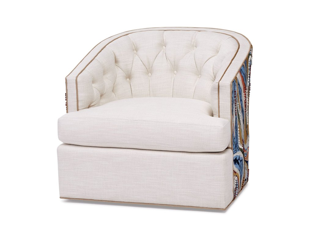 Bardot Tufted Swivel Chair - main image