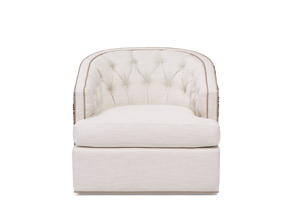 Bardot Tufted Swivel Chair - image 3