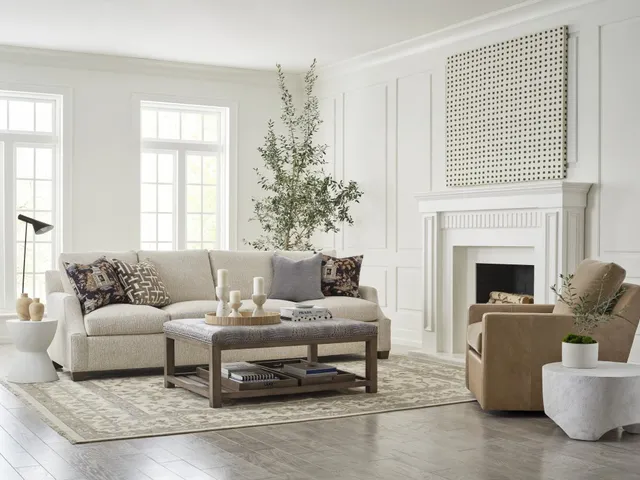 Rand Rectangular Ottoman - Alternative View