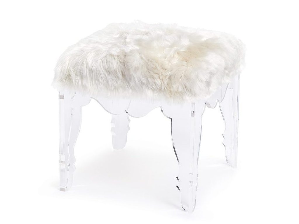 Peek Acrylic Ottoman - image 1