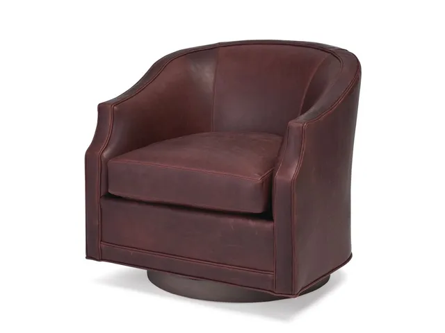 Carly Wood Swivel Chair