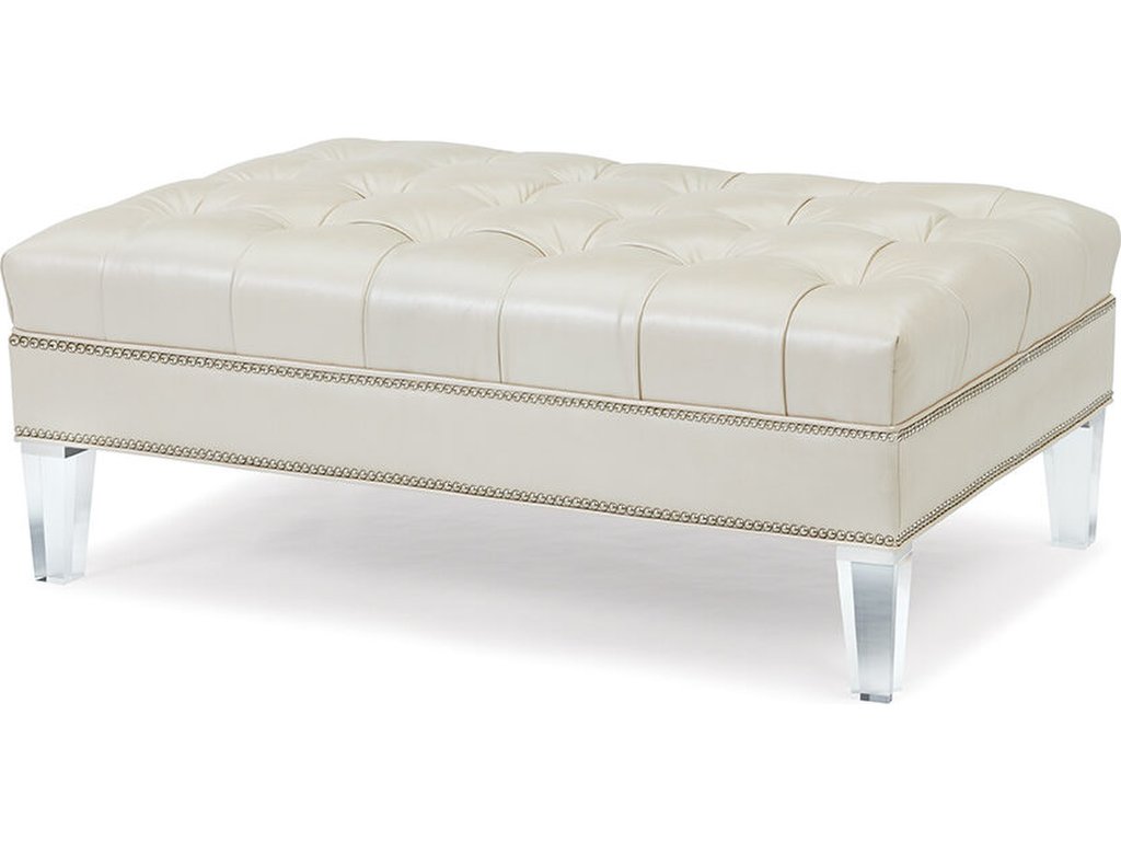 Pippa Rectangular Tufted Ottoman - image 1