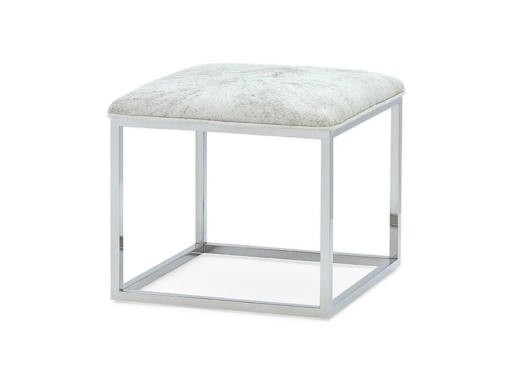 Lark Chrome Ottoman - main image