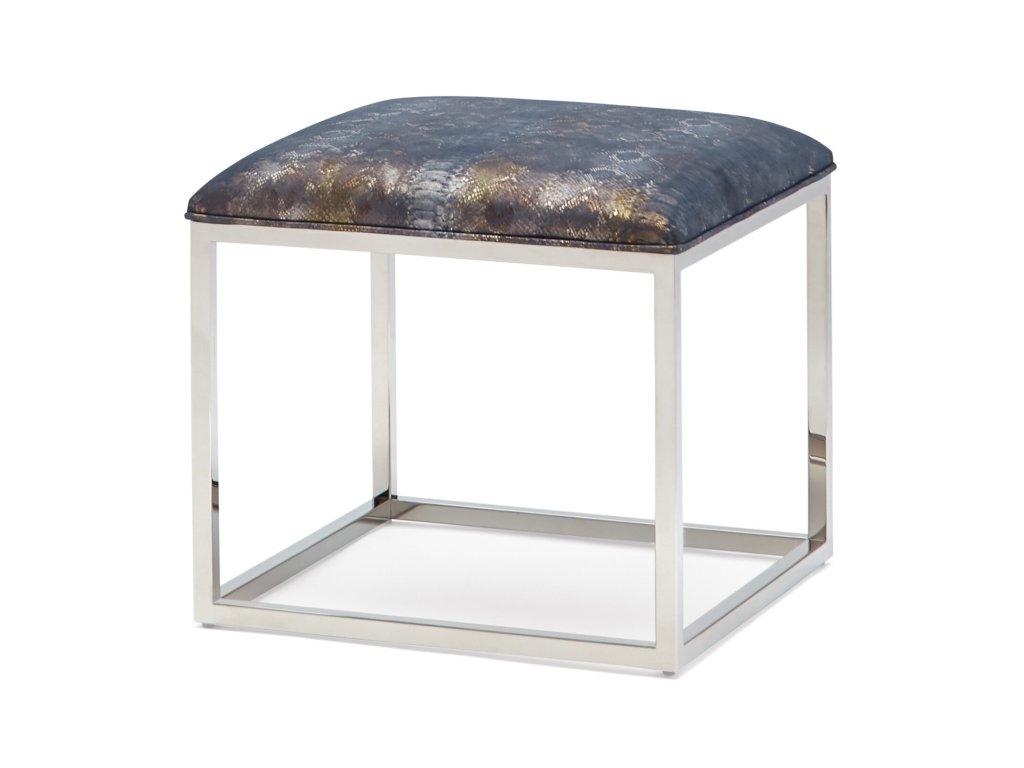 Lark Chrome Ottoman - image 2