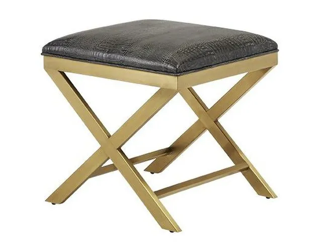 Anya Brass Ottoman - Alternative View