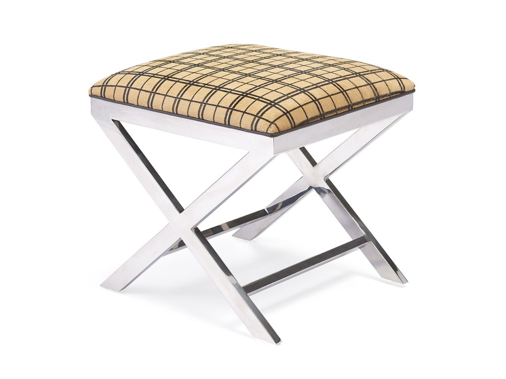 Anya Chrome Ottoman - image 2