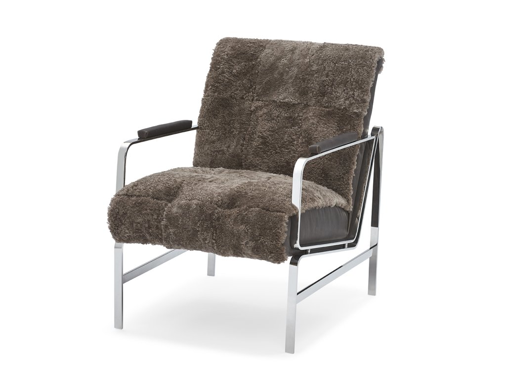 Jada Tufted Chrome Chair - image 1