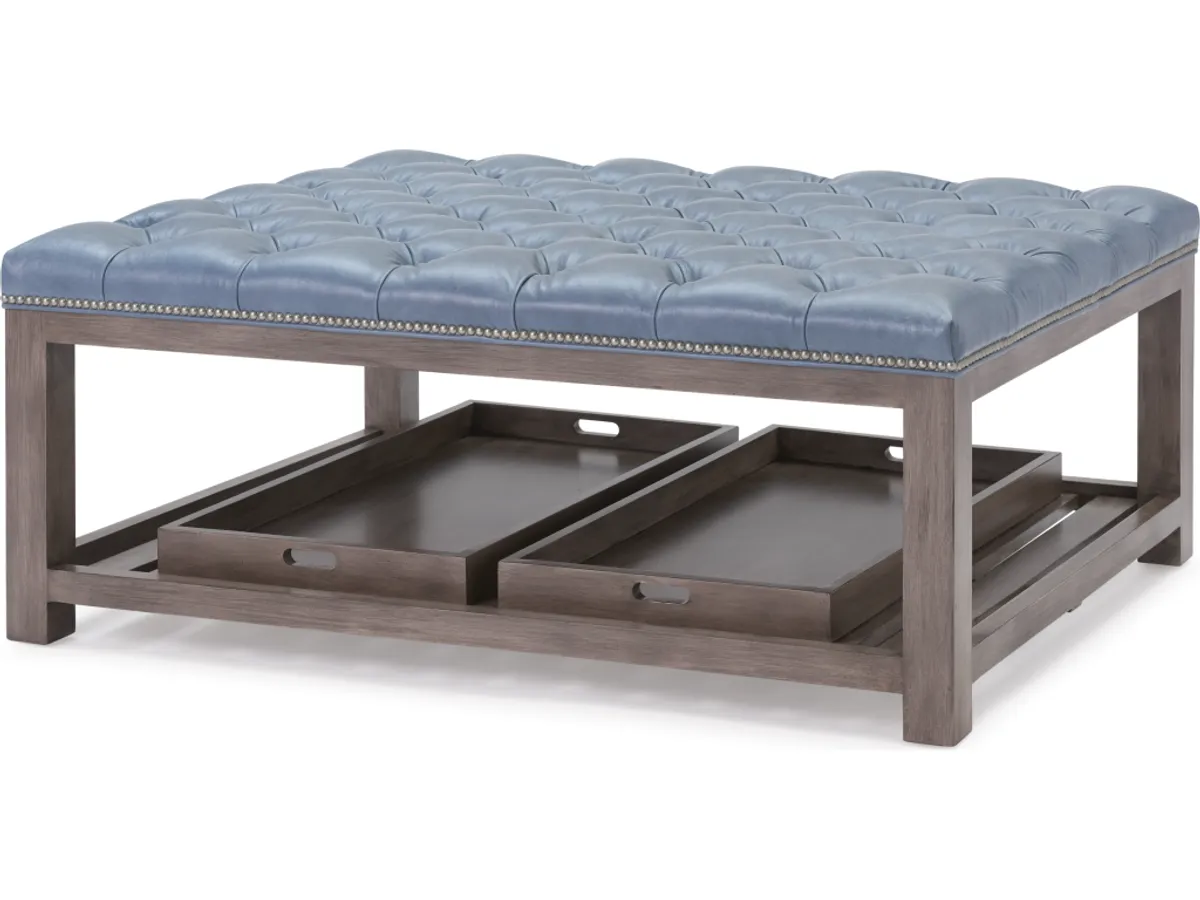 Rand Rectangular Tufted Ottoman - primary view