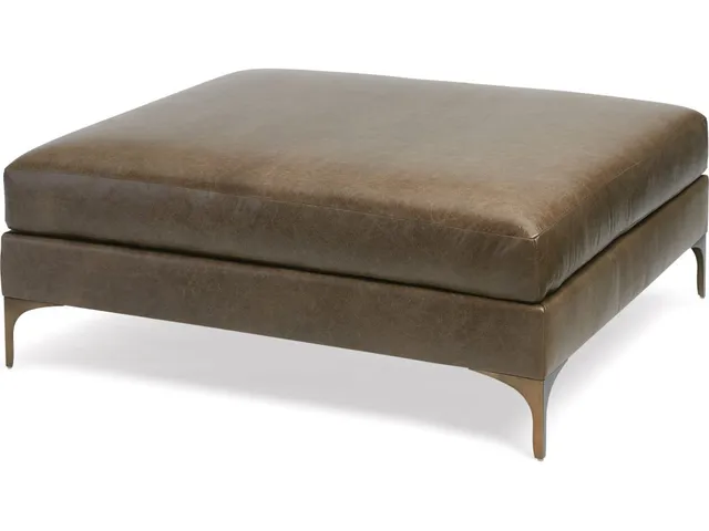 Lauren Bronze Square Ottoman - Alternative View