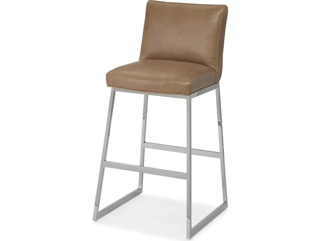 Ines Chrome Bar Stool