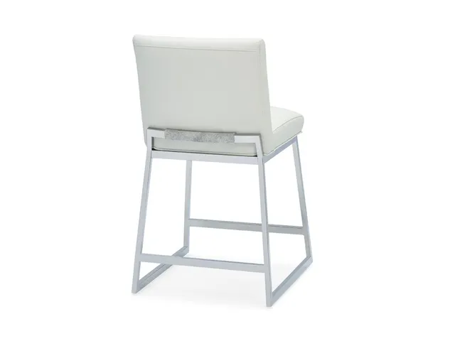 Ines Chrome Counter Stool - Alternative View