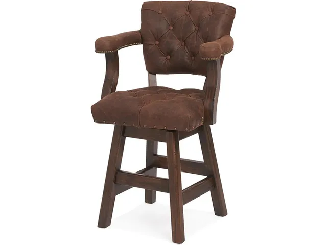 Clint Tufted Swivel Counter Stool