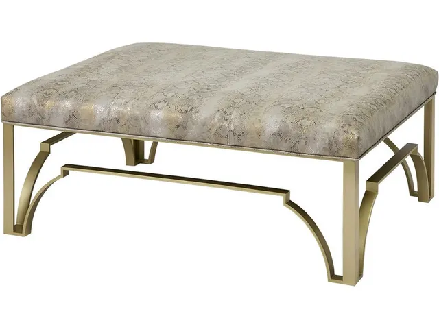 Cyra Brass Ottoman