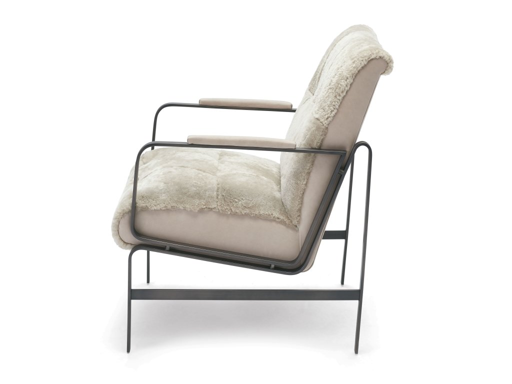 Jada Tufted Iron Chair - main image