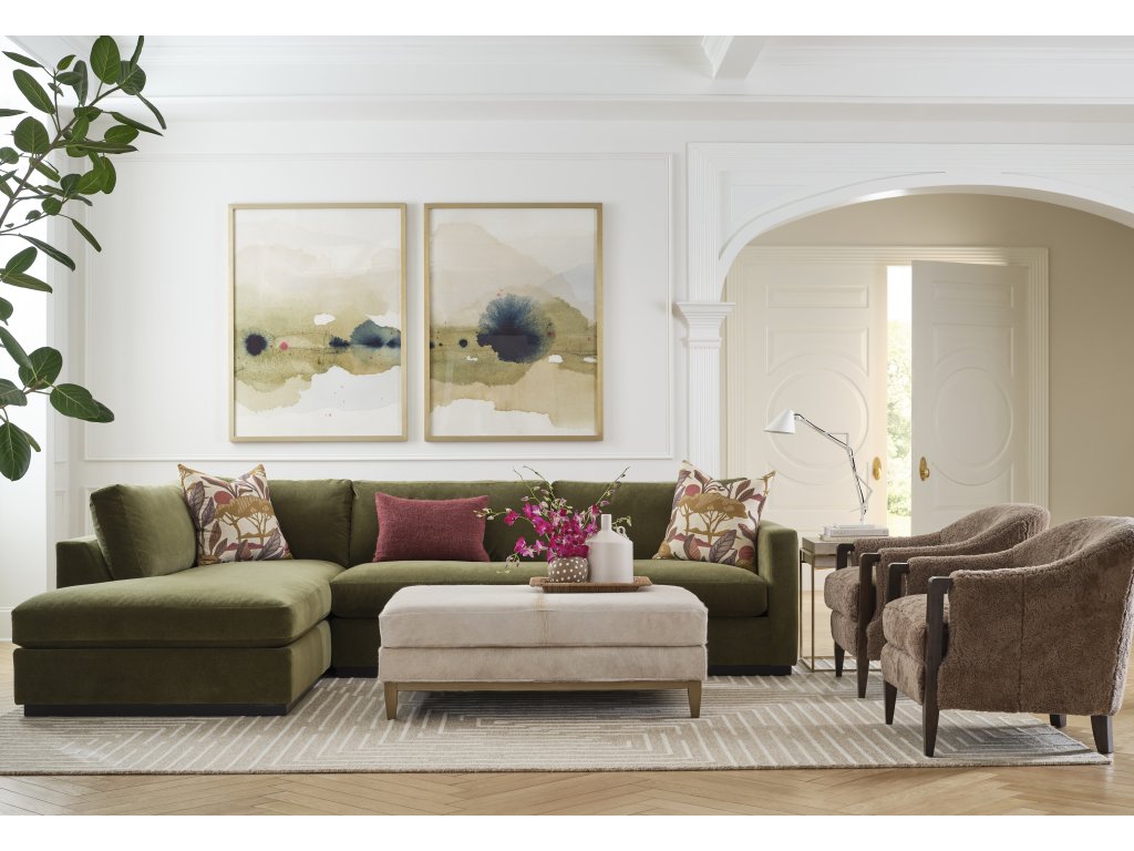 Slim Plush Sectional - image 6