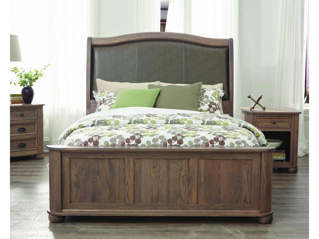 MAVIN Kingsport Upholstered Bed with Low Footboard, alternate view 3