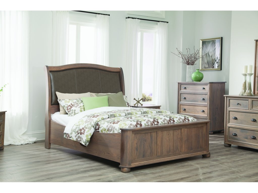 MAVIN Kingsport Upholstered Bed with Low Footboard, alternate view 2