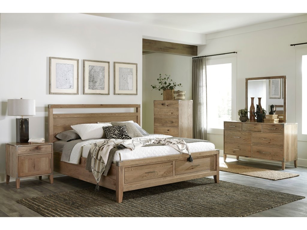 Saybrook Panel Bed with Drawers on End - main image
