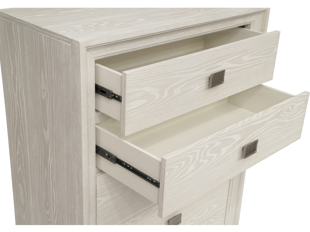 Maxime Five Drawer Chest in Ash - image 5