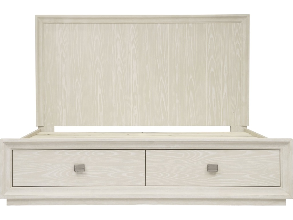 Maxime Two Drawer Footboard Storage Platform Bed In Ash - image 6
