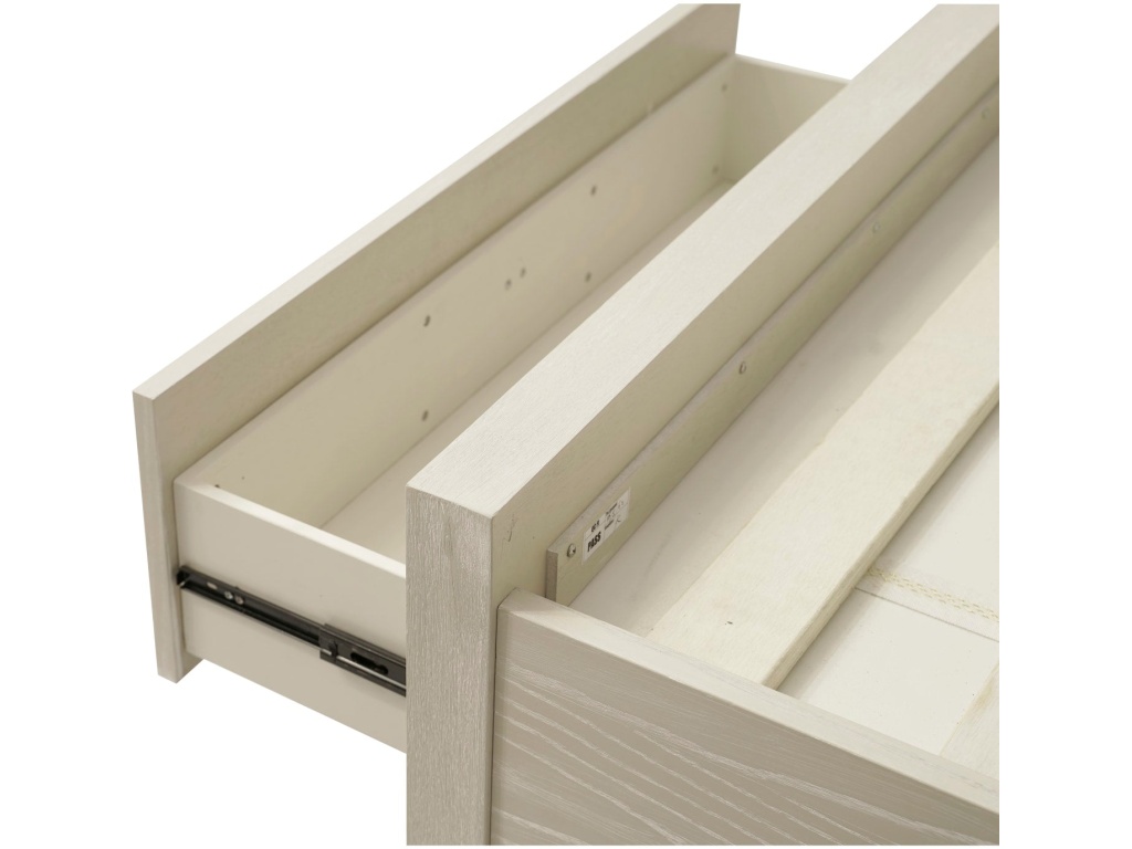 Maxime Two Drawer Footboard Storage Platform Bed In Ash - image 7