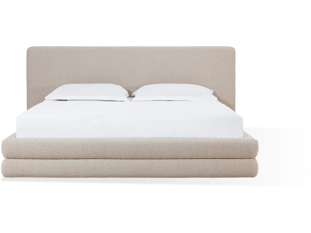 Maya Upholstered Platform Bed in Brun Boucle - image 4
