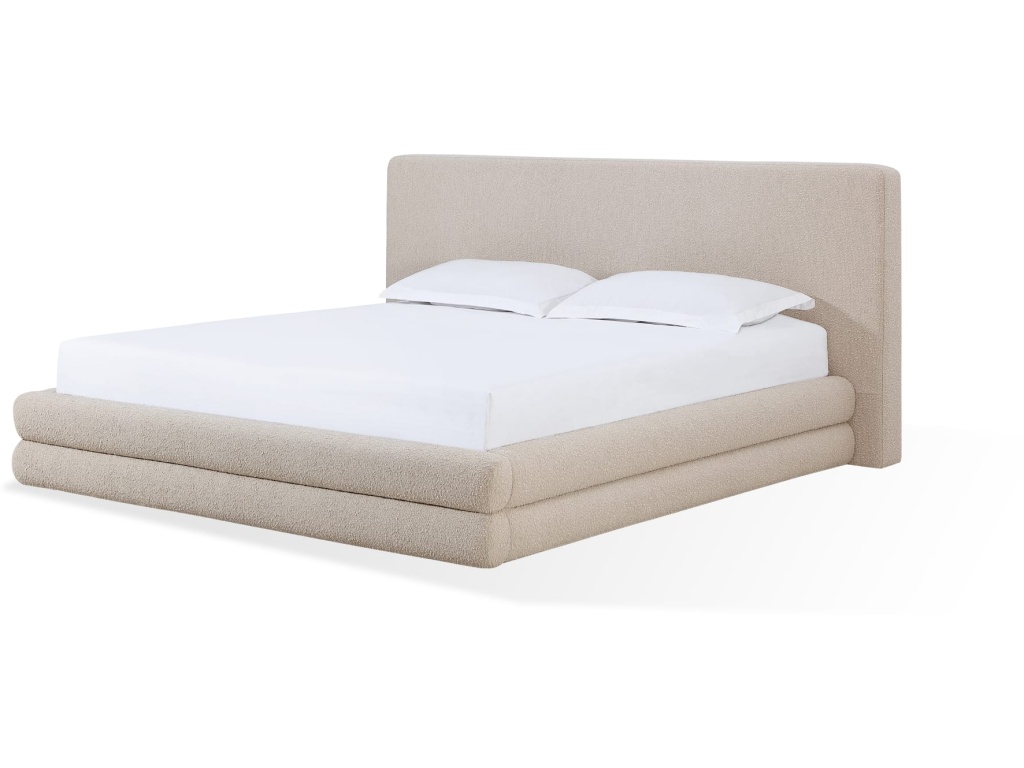Maya Upholstered Platform Bed in Brun Boucle - image 8