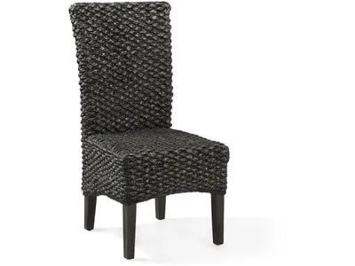 Meadow Chair Water Hyacinth in Graphite