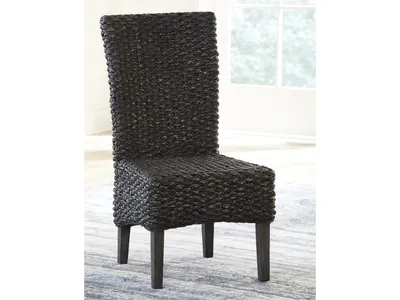 Meadow Chair Water Hyacinth in Graphite