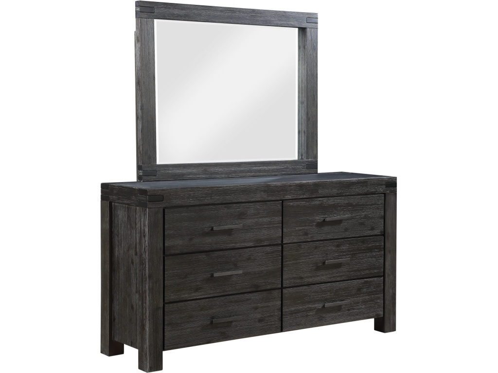 Meadow Six Drawer Solid Wood Dresser in Graphite (2024) - image 4
