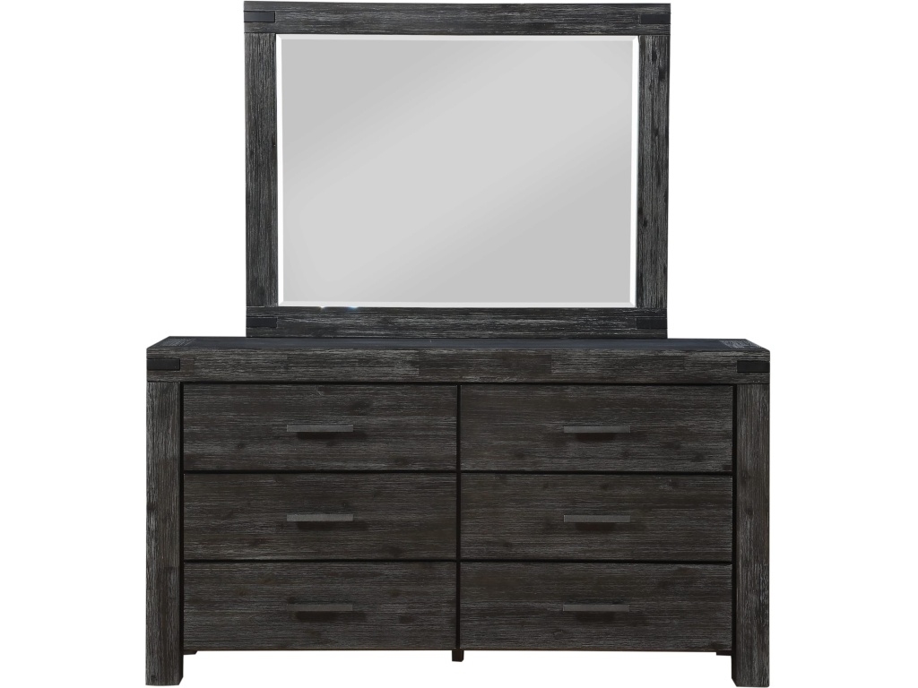 Meadow Six Drawer Solid Wood Dresser in Graphite (2024) - image 5