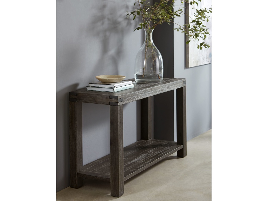 Meadow Solid Console Table in Graphite - main image