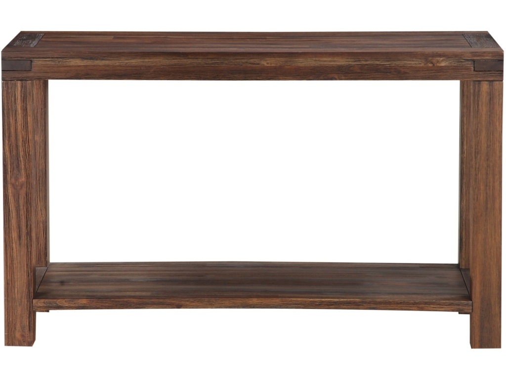 Meadow Solid Wood Console Table in Brick Brown - image 2