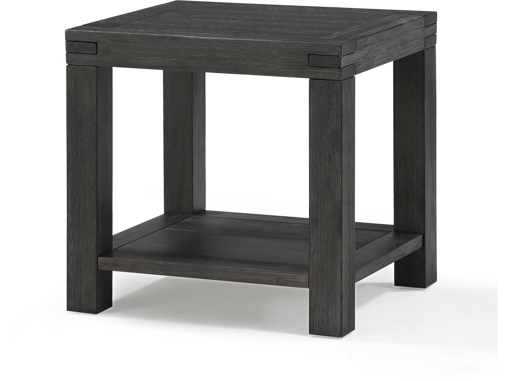 Meadow Solid Wood End Table in Graphite - image 3