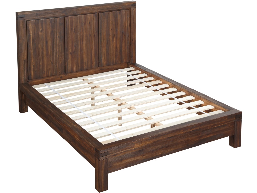Meadow Solid Wood Platform Bed in Brick Brown - image 5