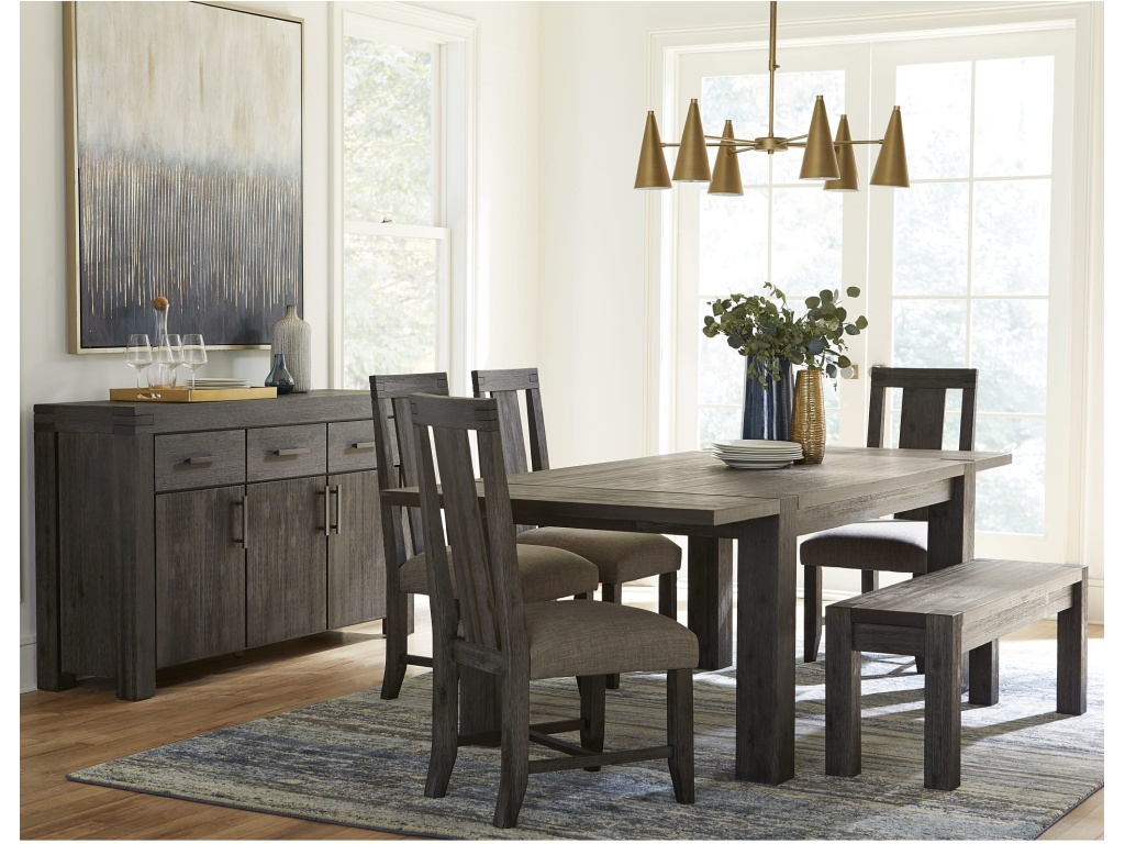 Meadow Solid Wood Rectangle Table in Graphite - image 2