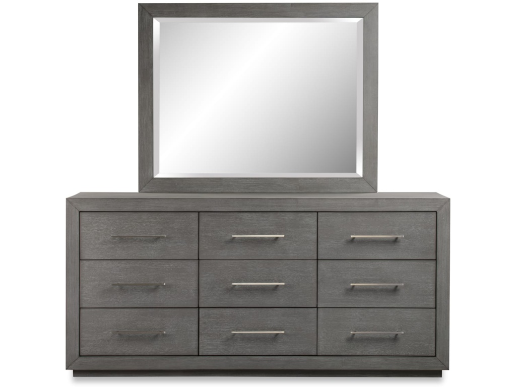 Melbourne Beveled Glass Mirror in Mineral - image 5