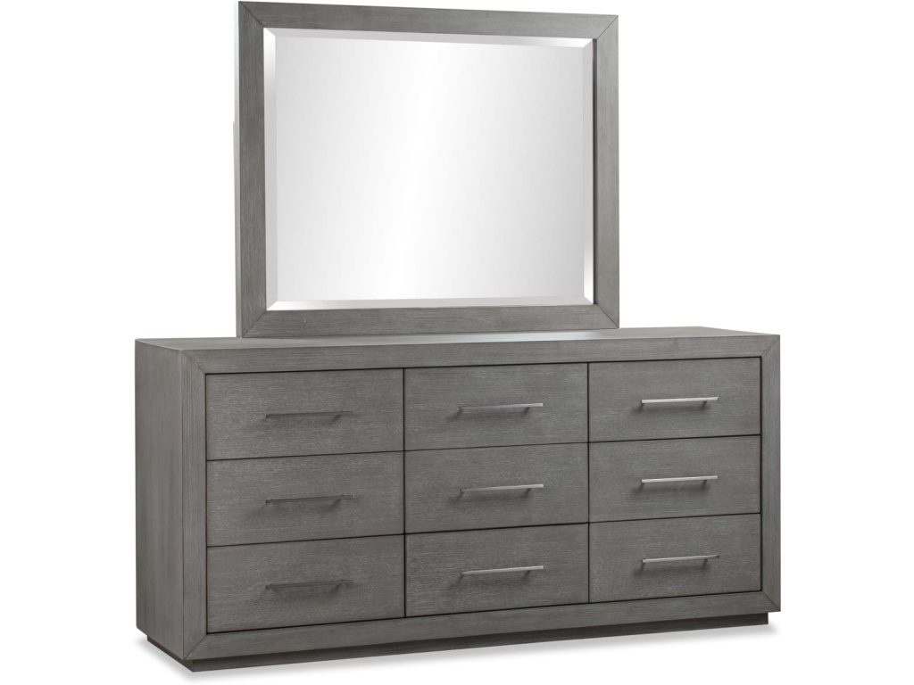 Melbourne Beveled Glass Mirror in Mineral - image 6