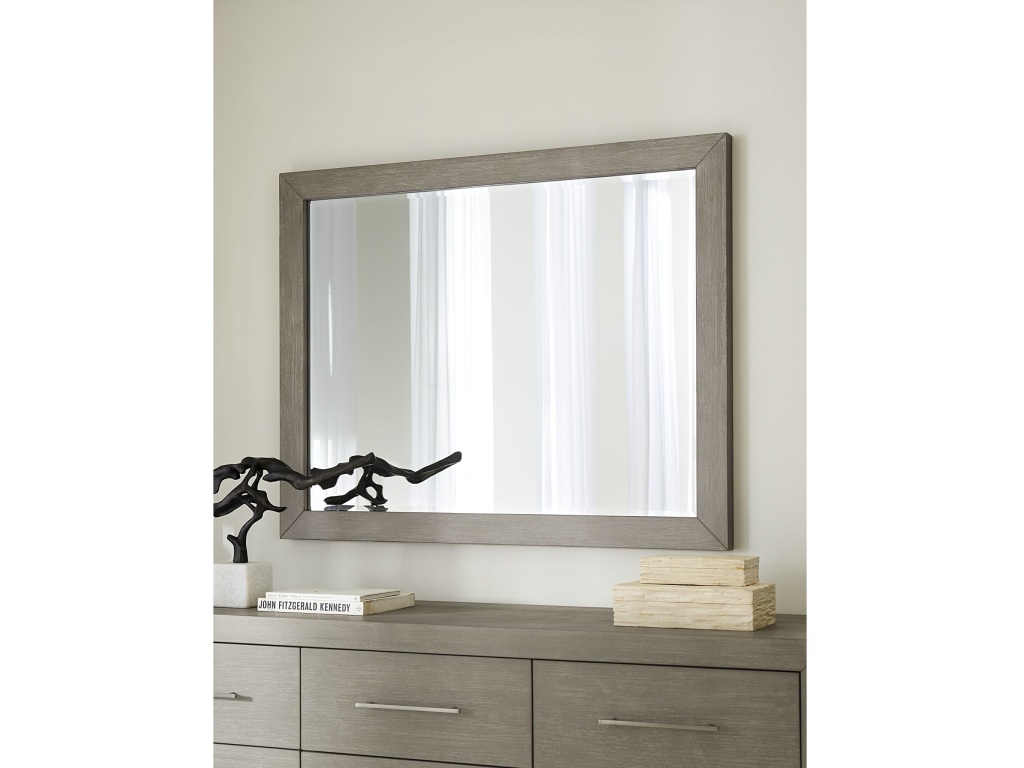 Melbourne Beveled Glass Mirror in Mineral - main image
