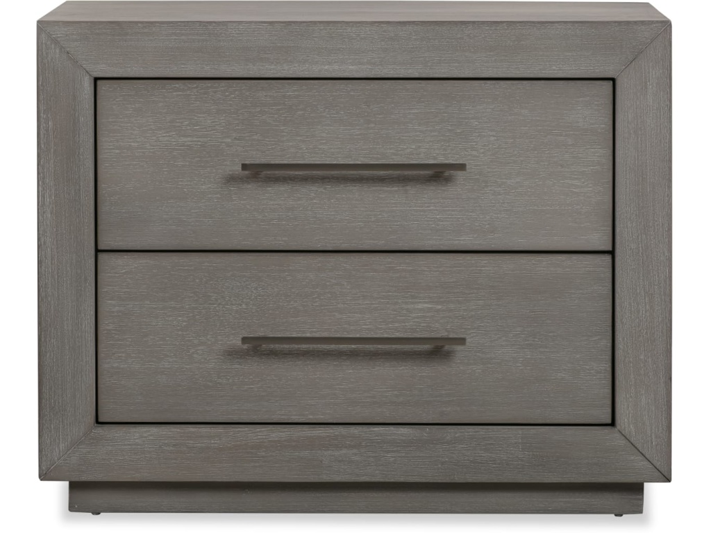 Melbourne Two Drawer Nightstand with USB in Mineral - image 2