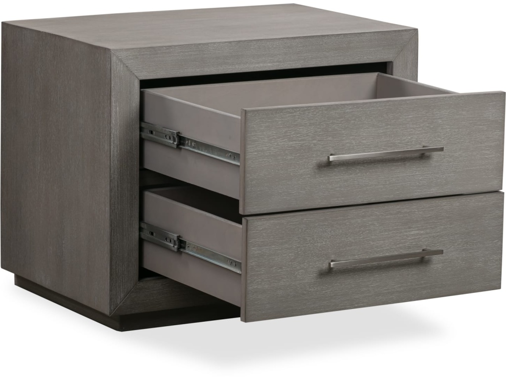 Melbourne Two Drawer Nightstand with USB in Mineral - image 7