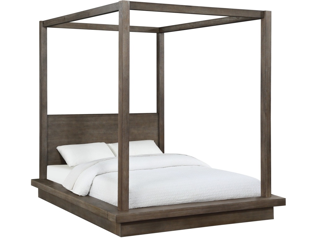 Melbourne Wood Canopy Bed in Dark Pine - image 3
