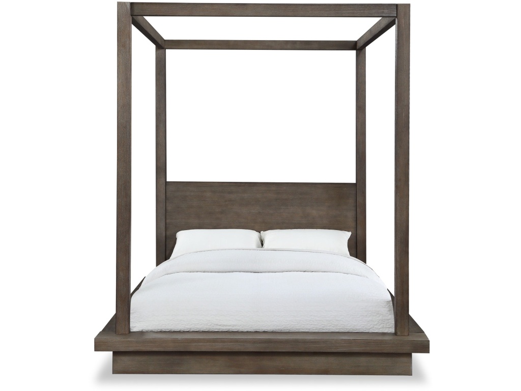 Melbourne Wood Canopy Bed in Dark Pine - image 4