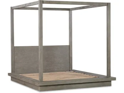 Melbourne Wood Canopy Bed in Mineral - Alternative View