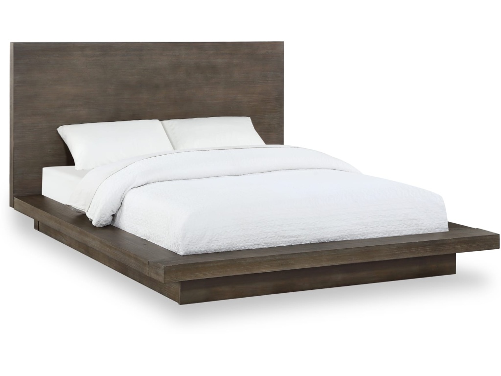 Melbourne Wood Platform Bed in Dark Pine - image 1