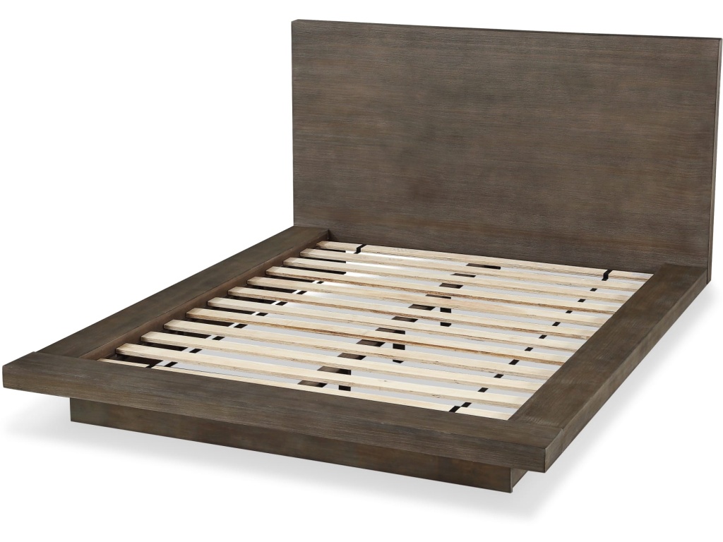 Melbourne Wood Platform Bed in Dark Pine - image 4