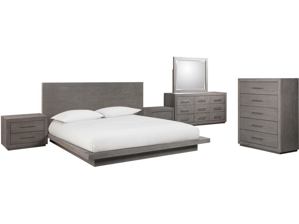 Melbourne Wood Platform Bed in Mineral - image 7